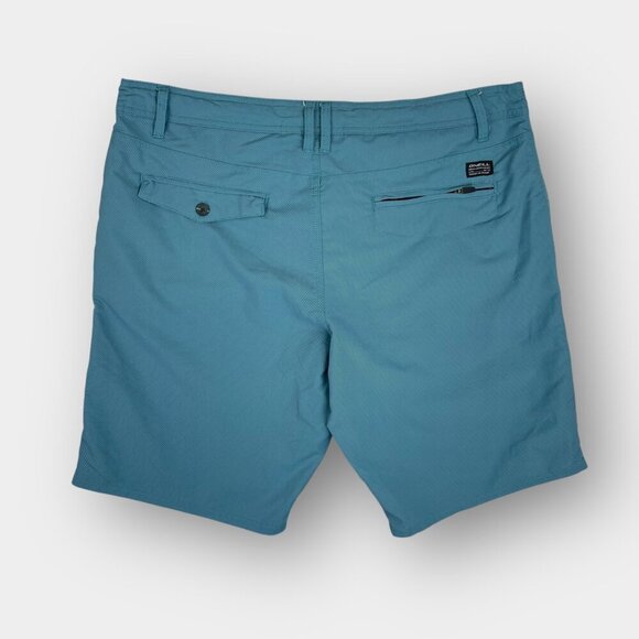 O'Neill Hybrid Shorts Men’s 38 Blue Quick Dry Swim Walk Surf Casual 4 Pockets - Picture 2 of 9